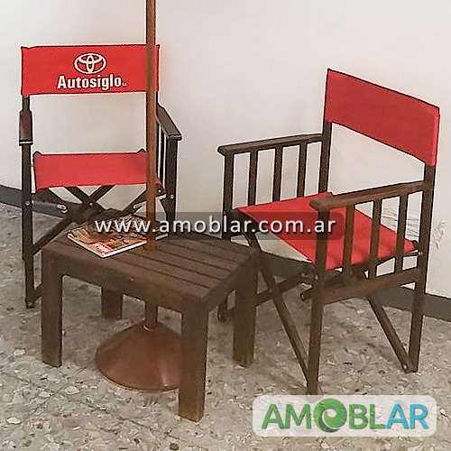 Venta en Argentina de Sillón Director Plegable, Sillas Plegables, Mesas Plegables de Madera o Metal, Reposeras de Madera, Sombrillas De Madera o Metal Redondas y Cuadradas