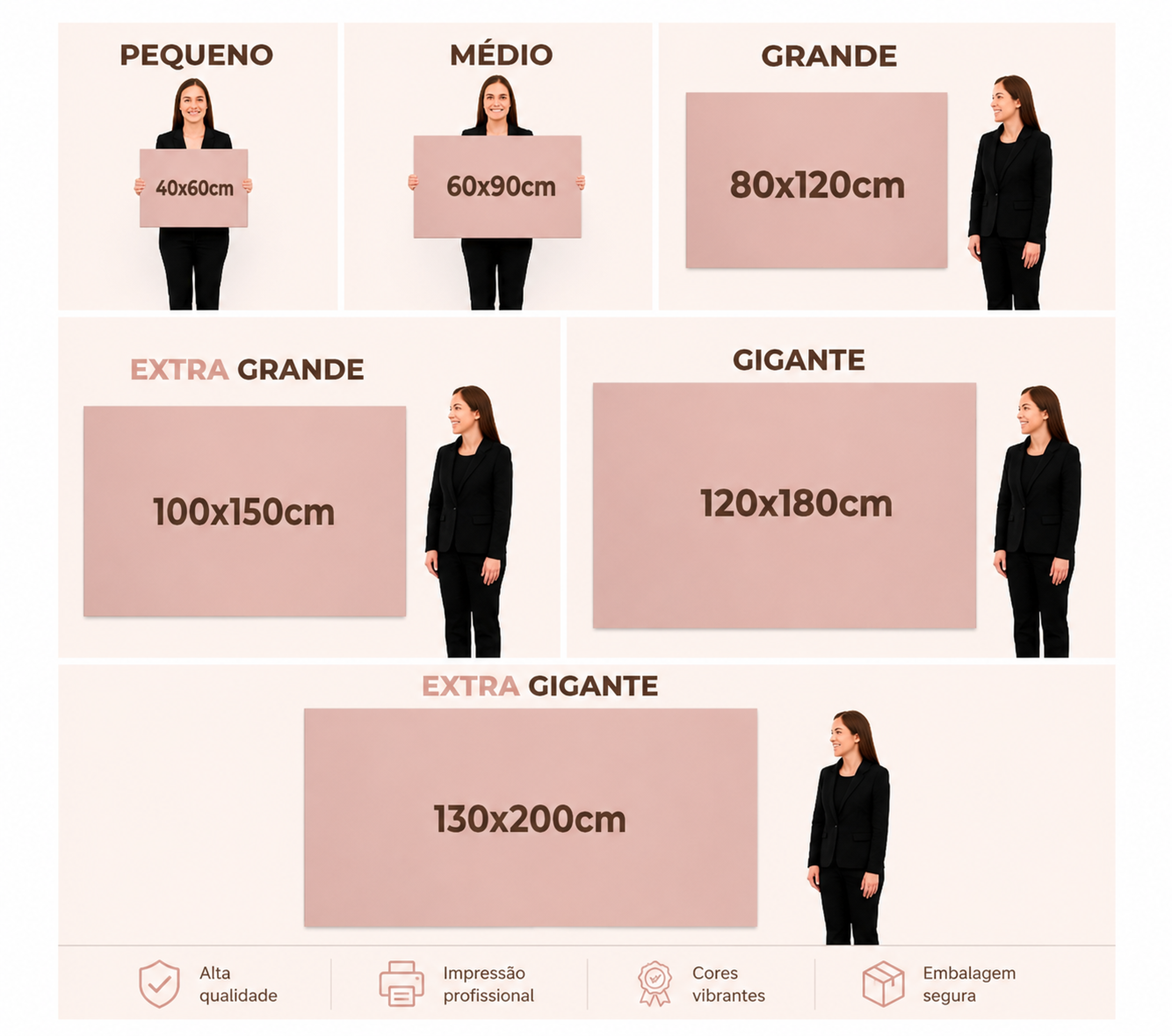 Guia de medidas para quadros decorativos Camila Fortuna