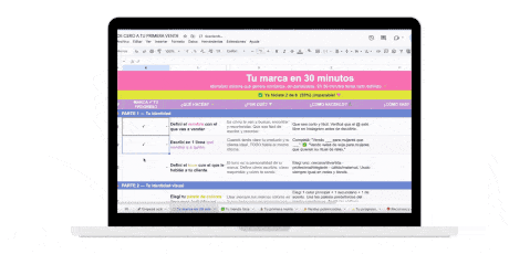 Vista del checklist De Cero a tu Primera Venta