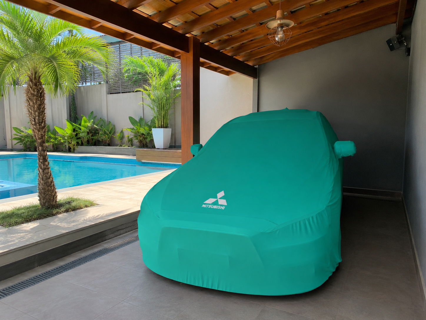 Cliente com capa para carro SEACOVER