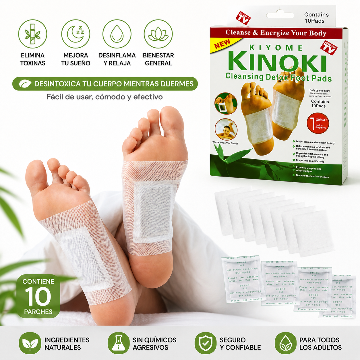 Parches Desintoxicantes Kinoki