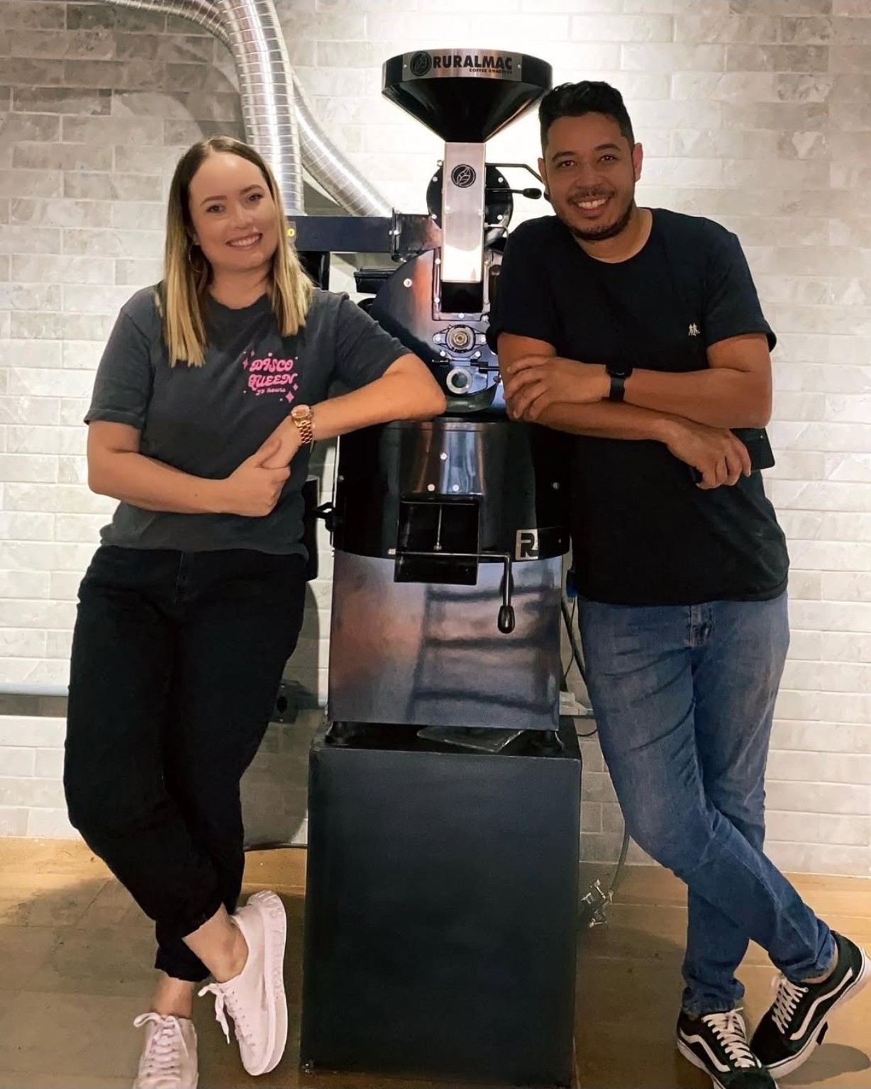 Izabela e João Cláudio, fundadores da Kávé