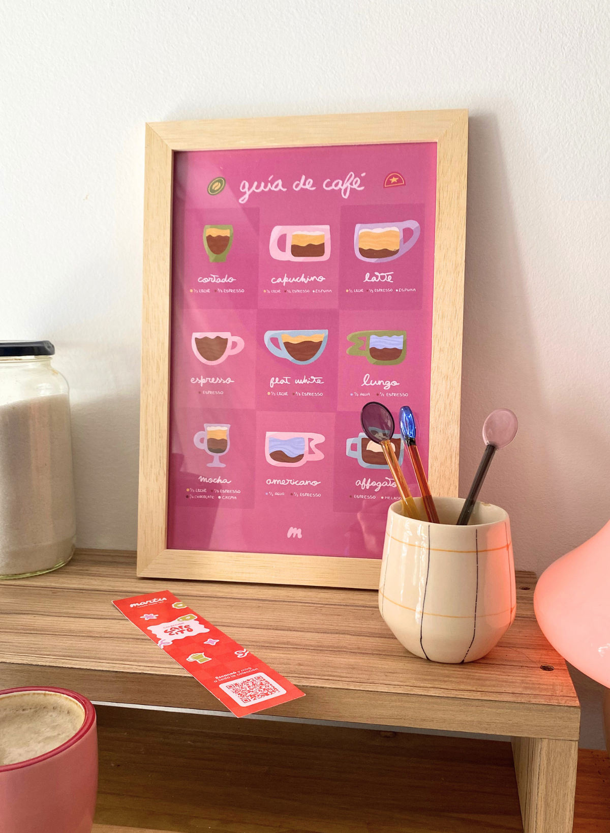 Print Gu&iacute;a de caf&eacute; en tama&ntilde;o 20x30 cm