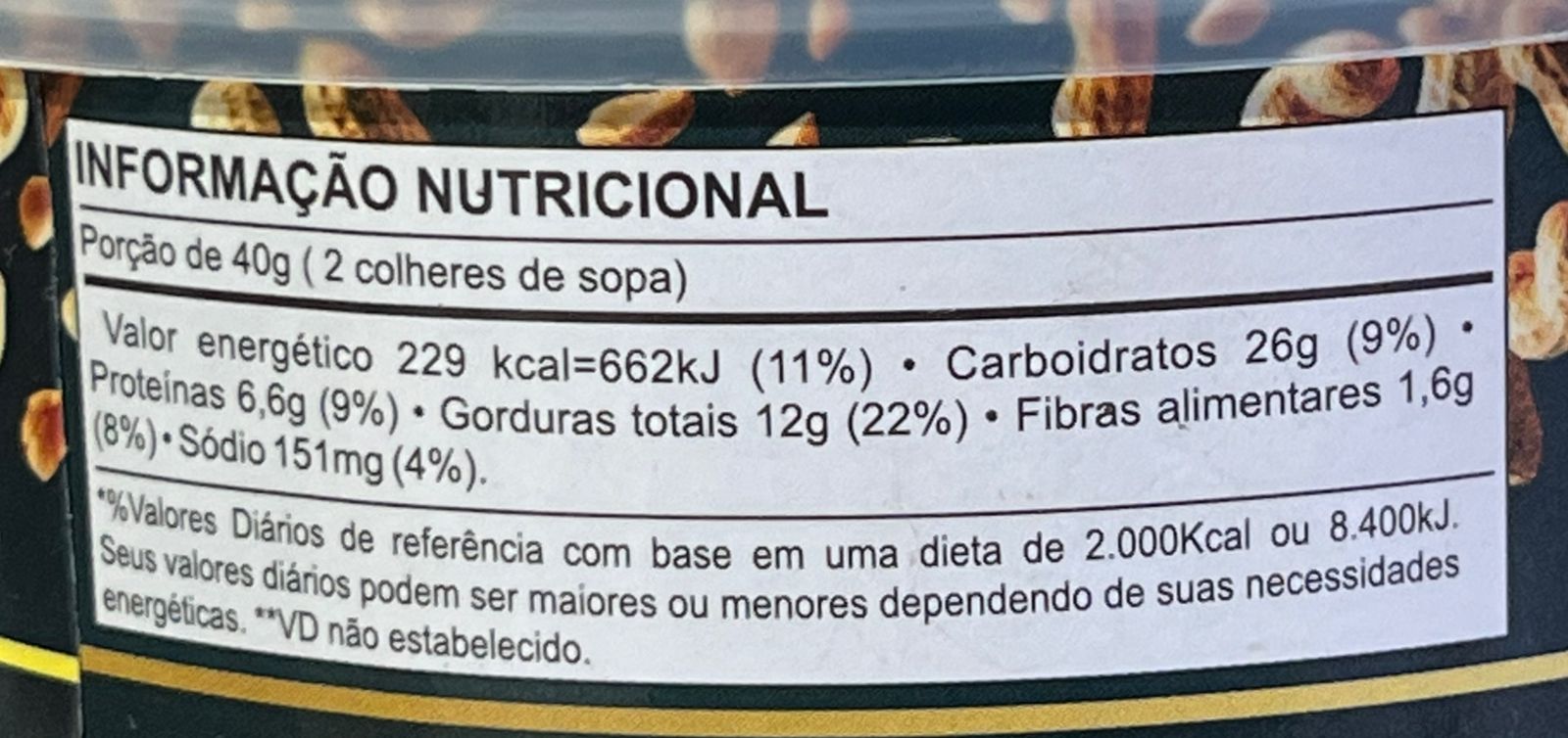 paçoca cremosa