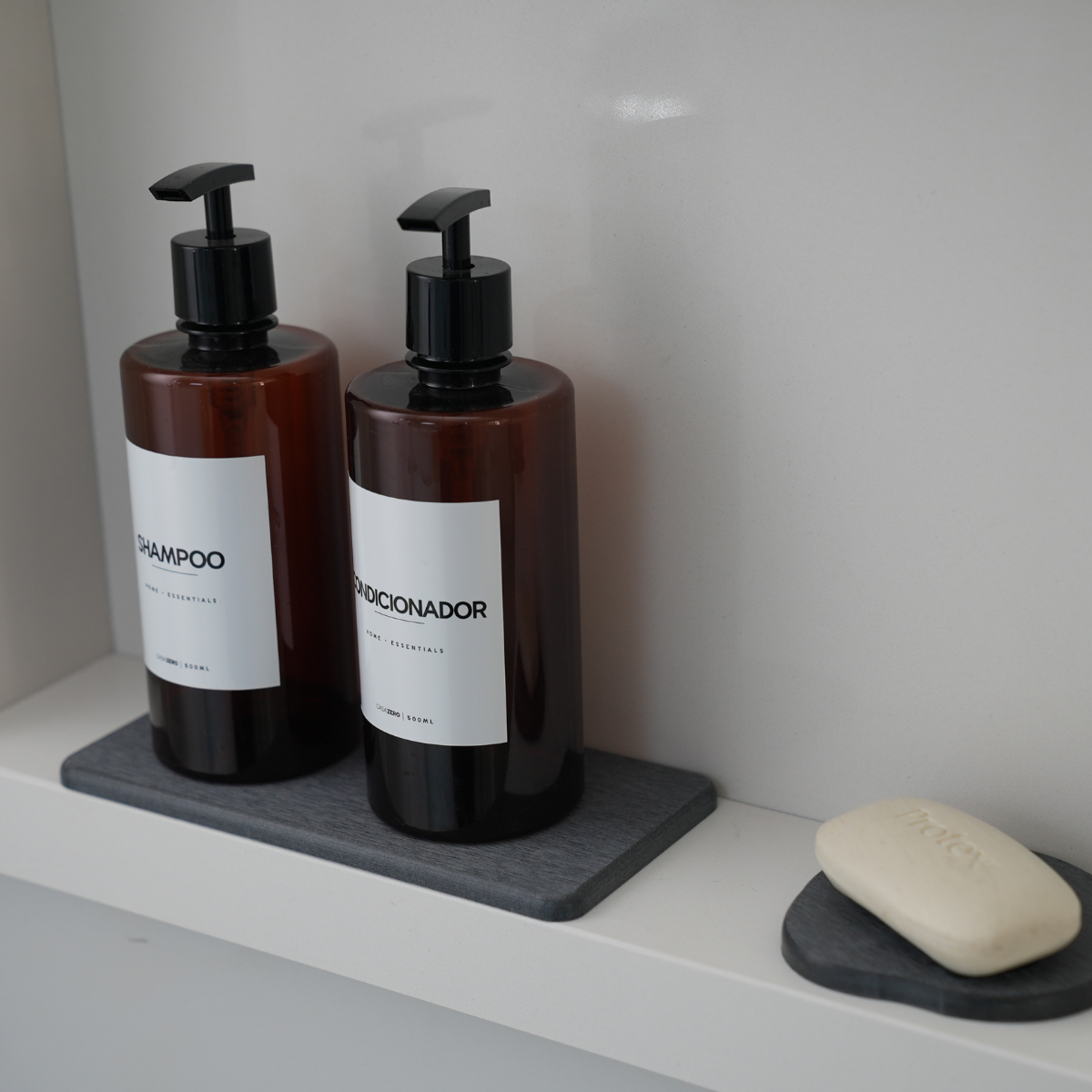 Kit 3 Bandejas Drystone Wabi Living absorção instantânea