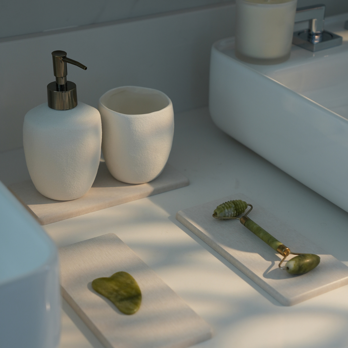 Kit 3 Bandejas Drystone Wabi Living cores disponíveis