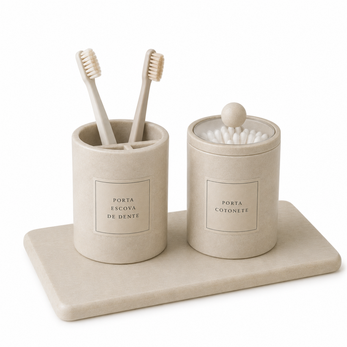 Kit 3 Bandejas Drystone Wabi Living banheiro