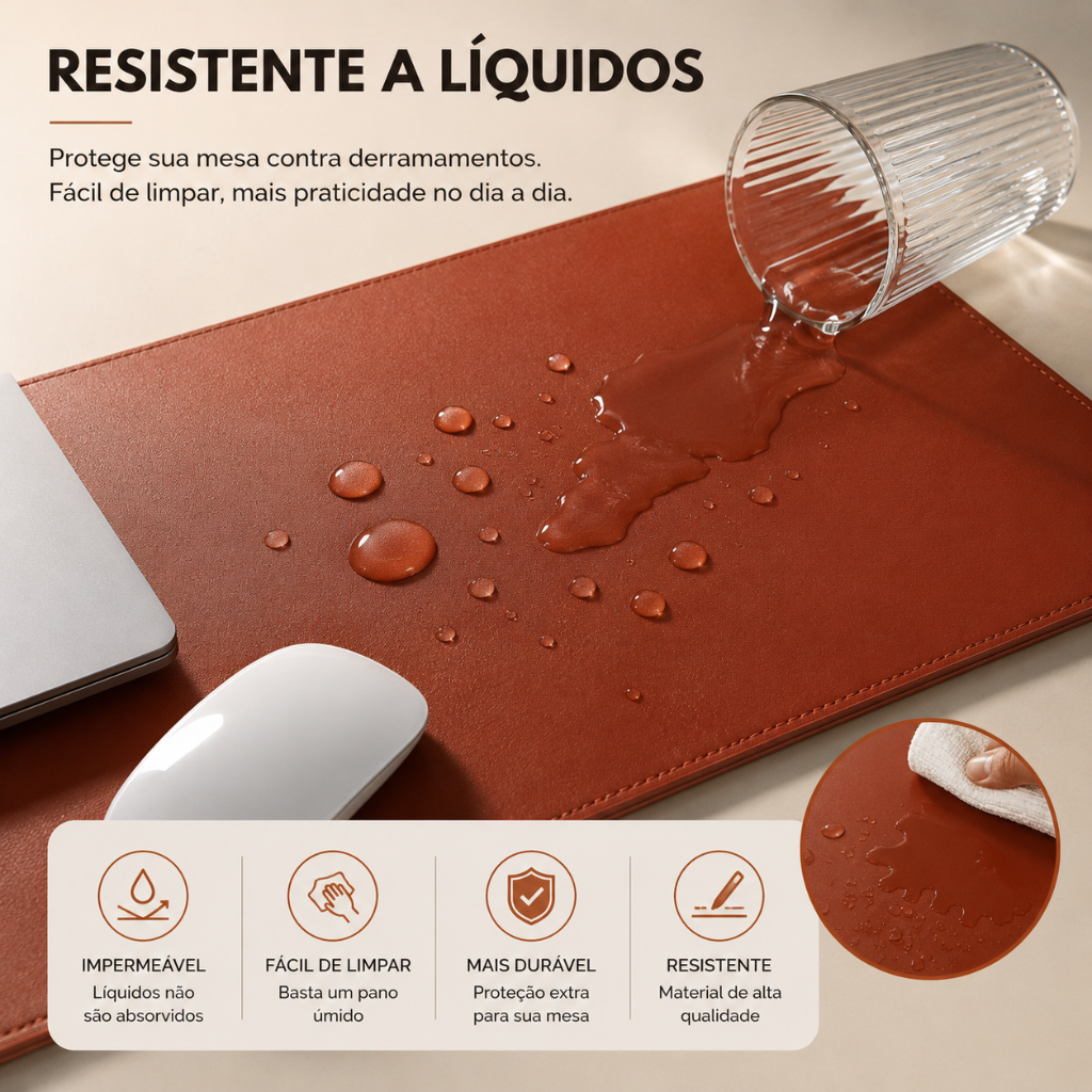 Kit Mousepad Wabi resistente a l&iacute;quidos