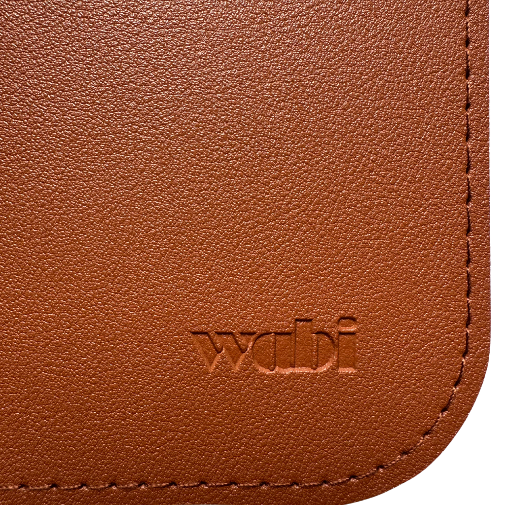 Mousepad Wabi dur&aacute;vel couro ecol&oacute;gico