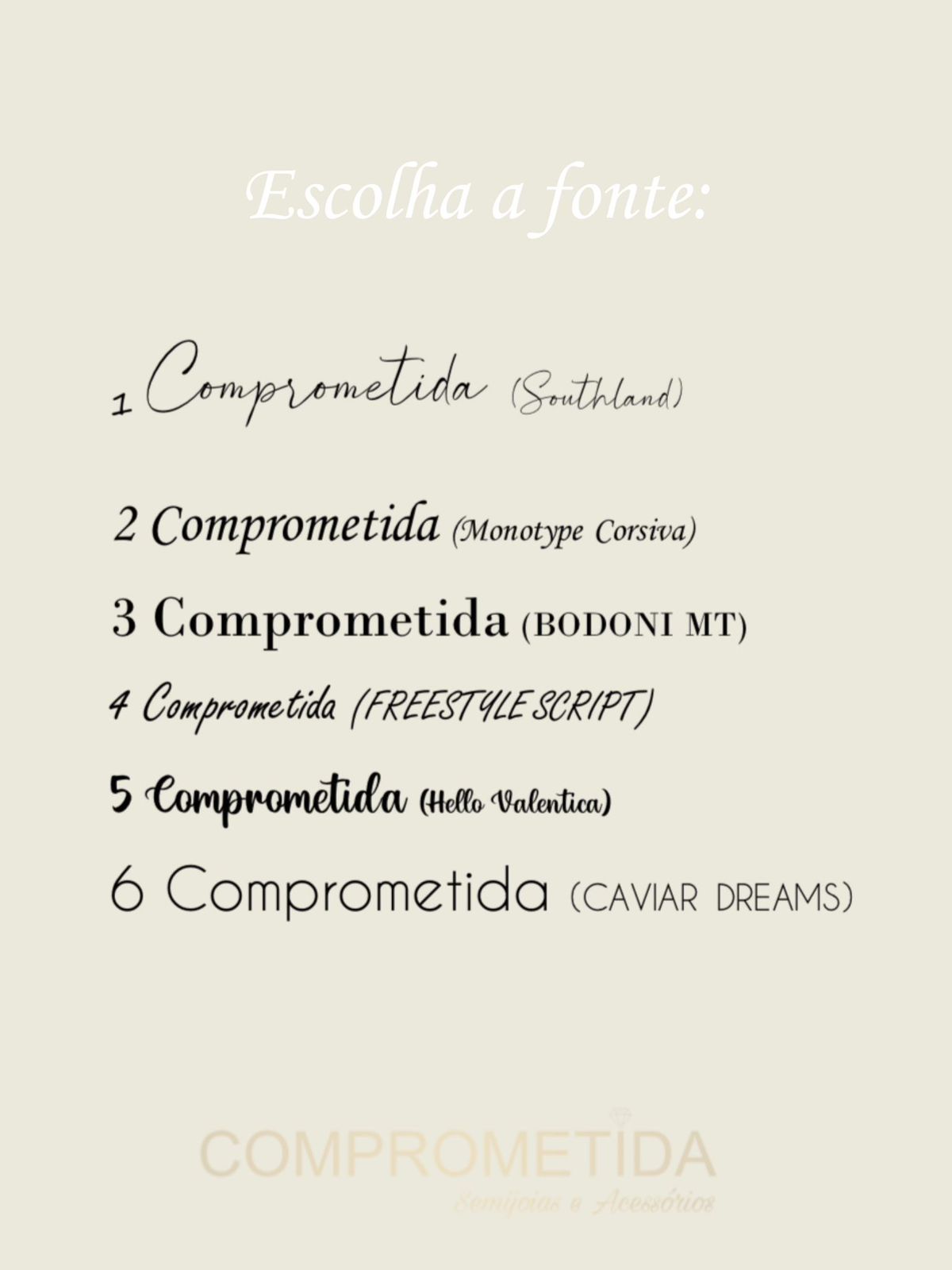 Escolha sua fonte para gravação