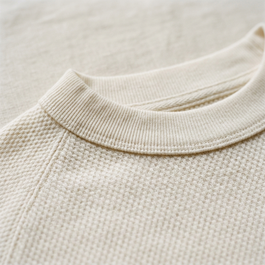 Detalle del cuello en rib de 010 03