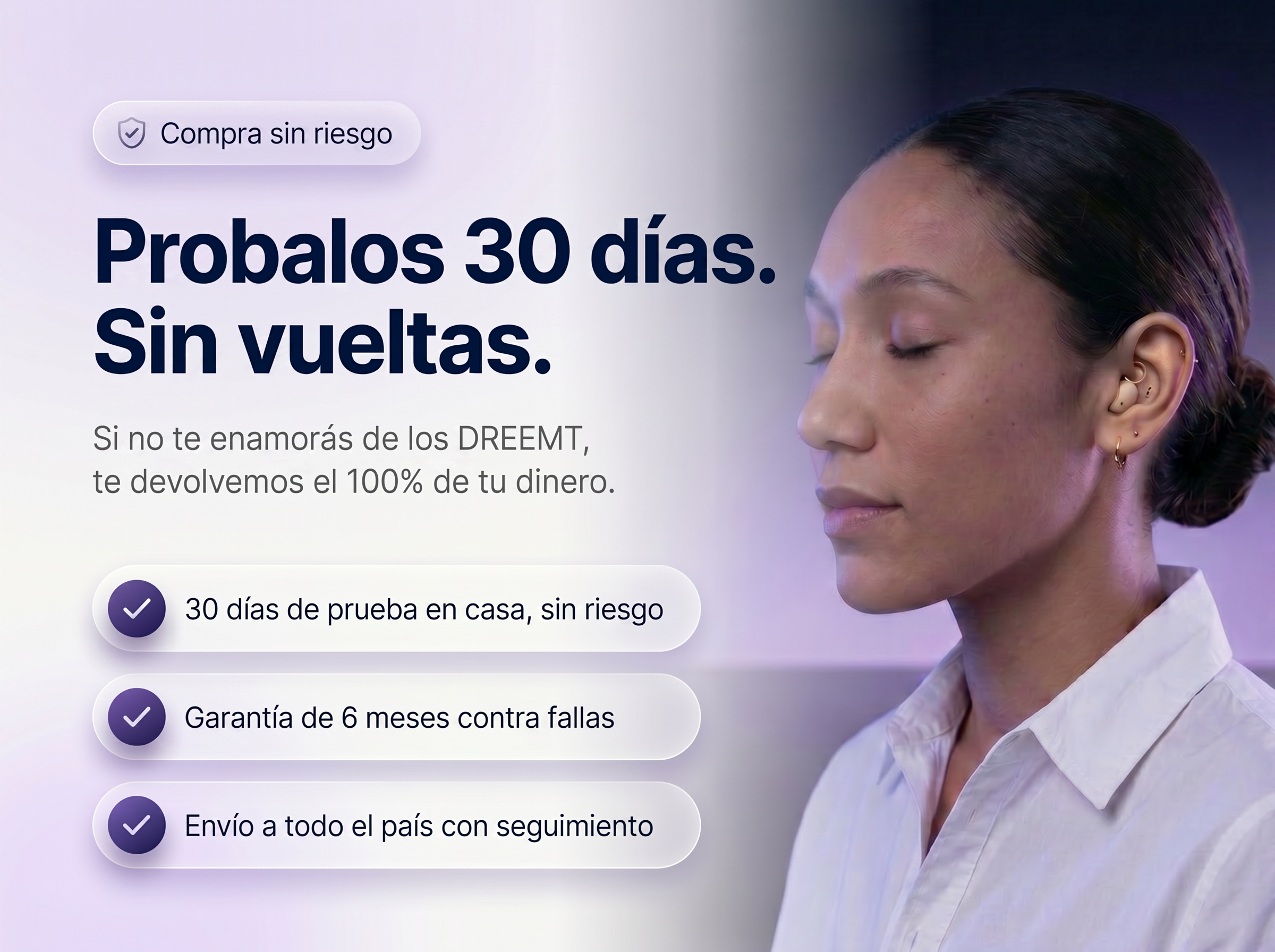 Compra sin riesgo - 30 d&iacute;as de garant&iacute;a