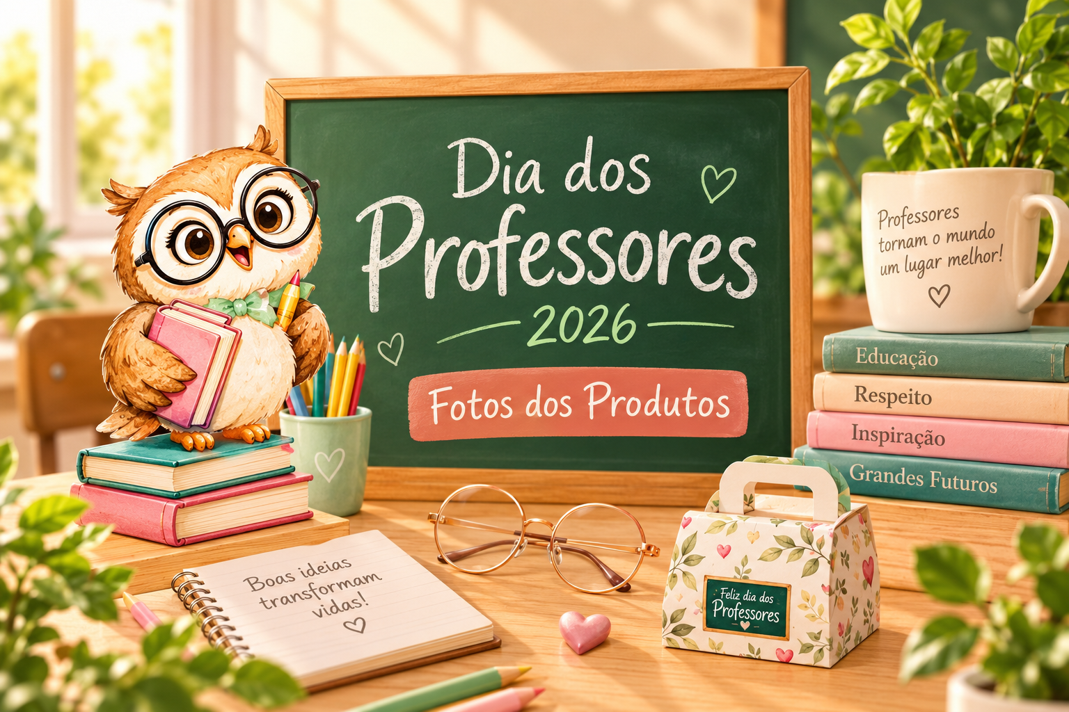 Fotos dos Produtos - Dia dos Professores 2026