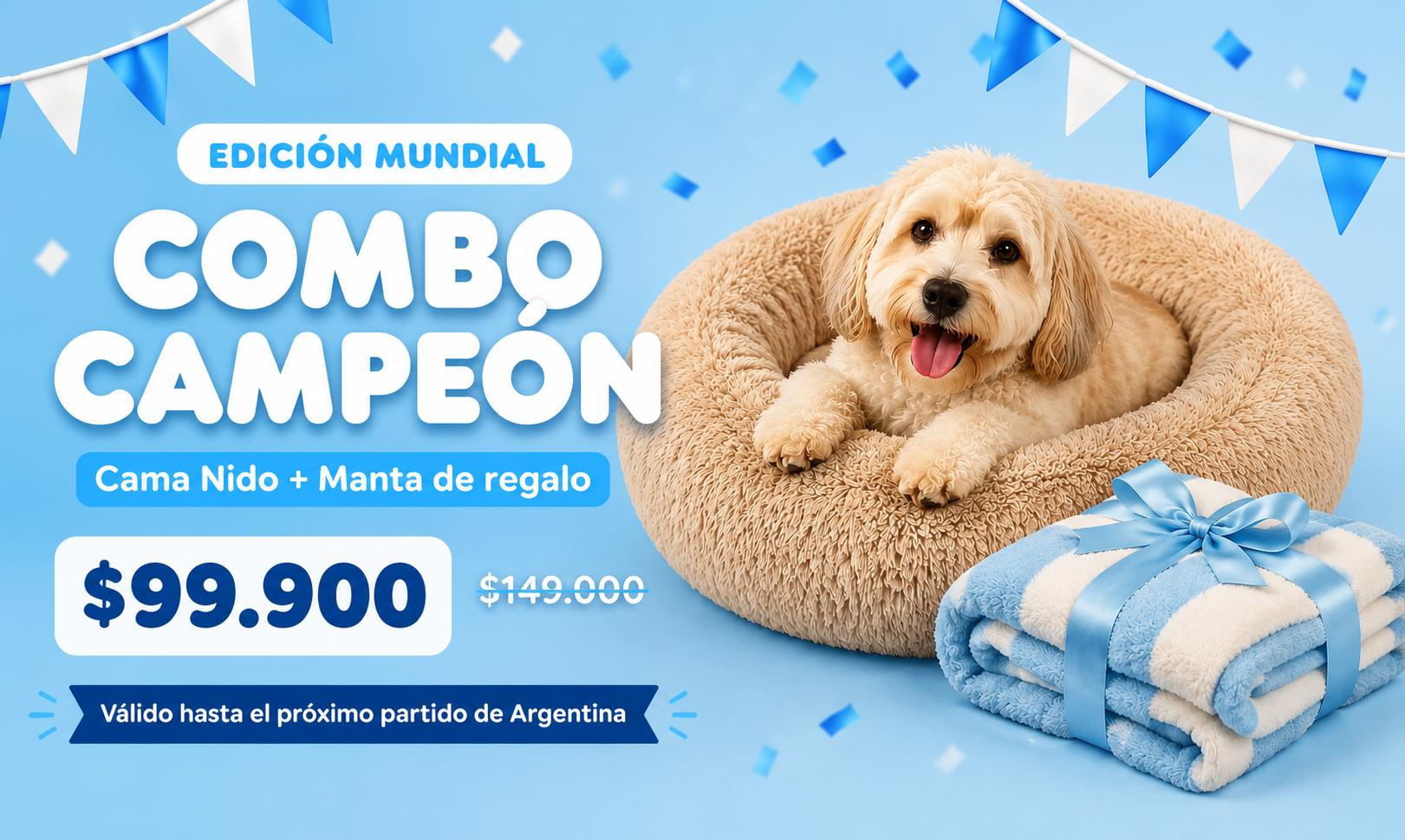 Cama Nido para Perros - Oferta