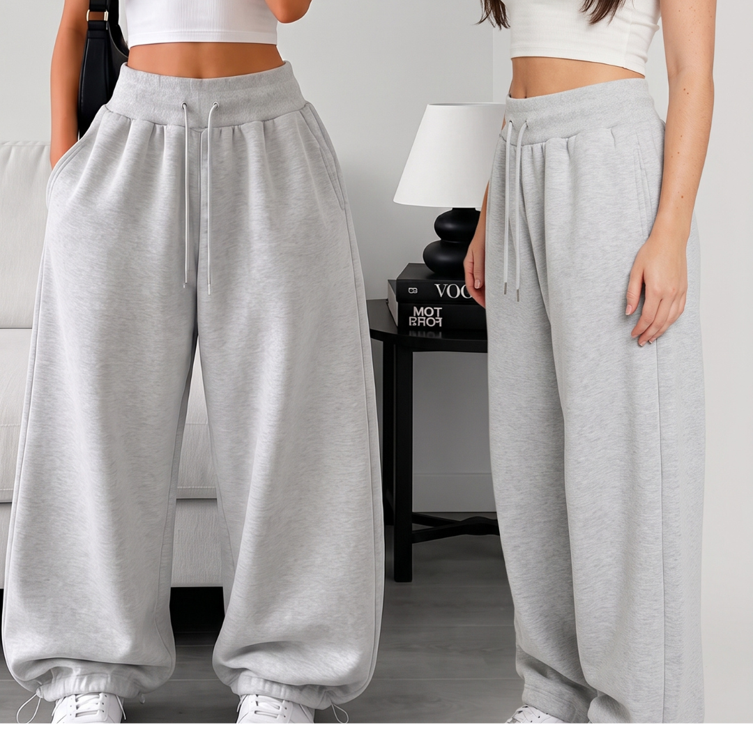Jogging Baggy Regulador gris melange