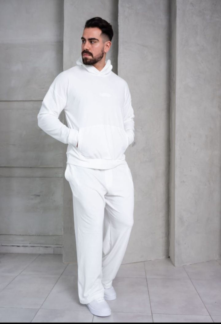 Conjunto Off White Plush Morley color blanco