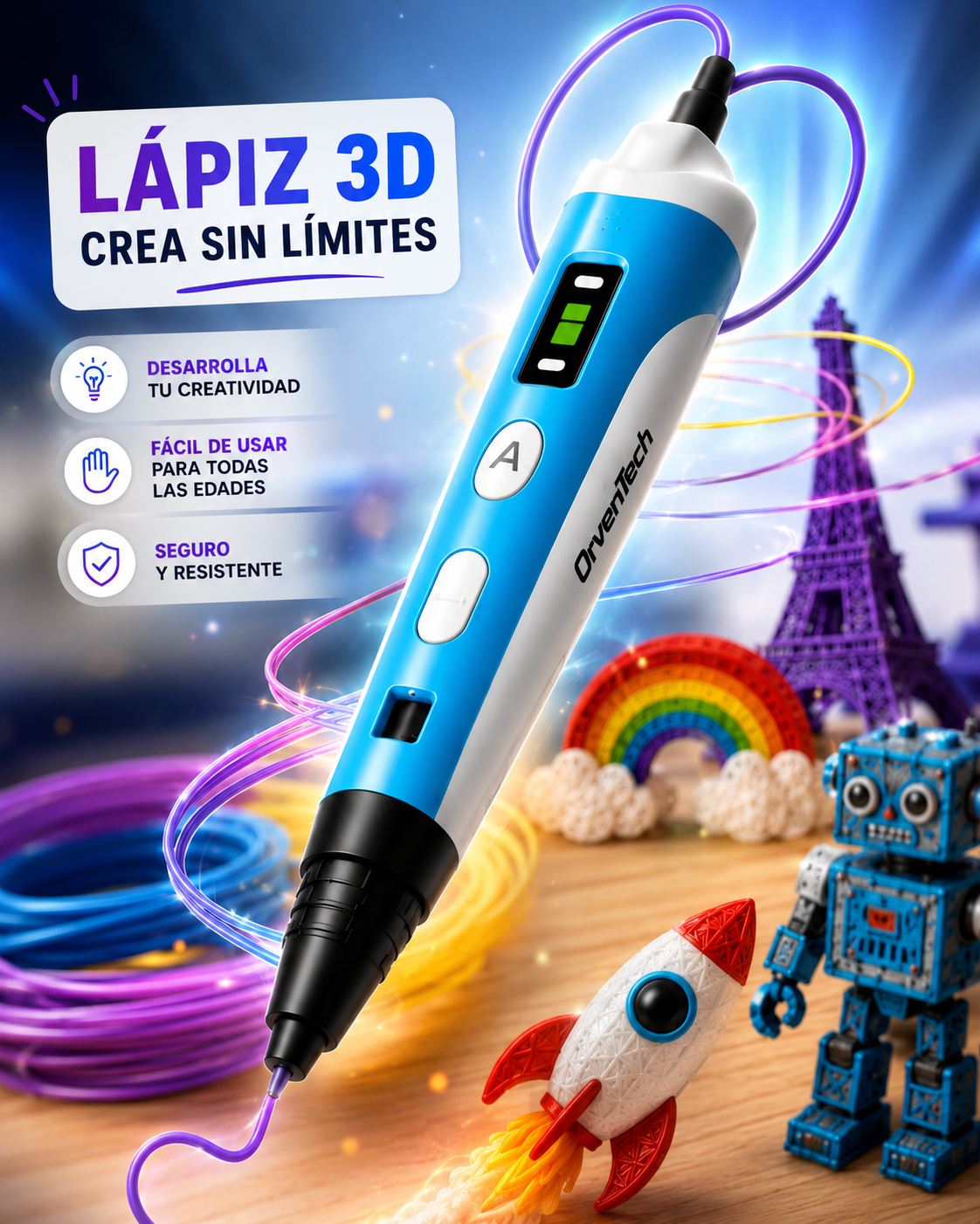 L&aacute;piz 3D OrvenTech