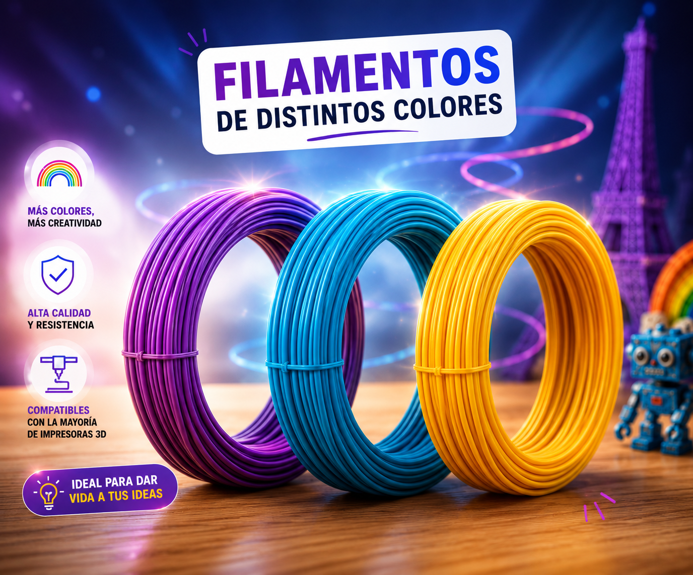 10 Filamentos