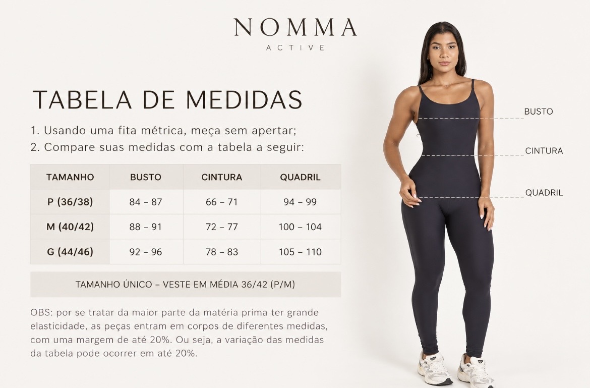 Tabela de medidas