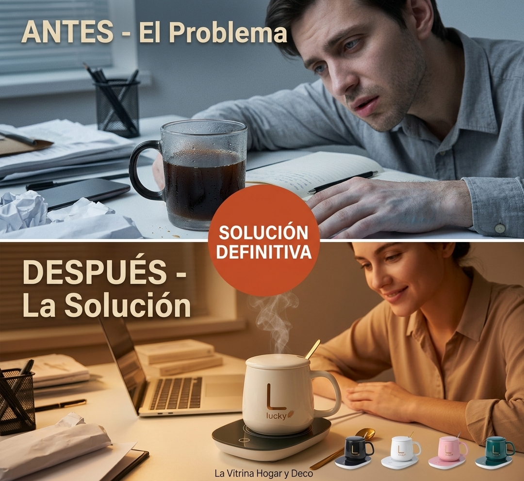 Antes y despu&eacute;s &mdash; Taza Calentadora Lucky