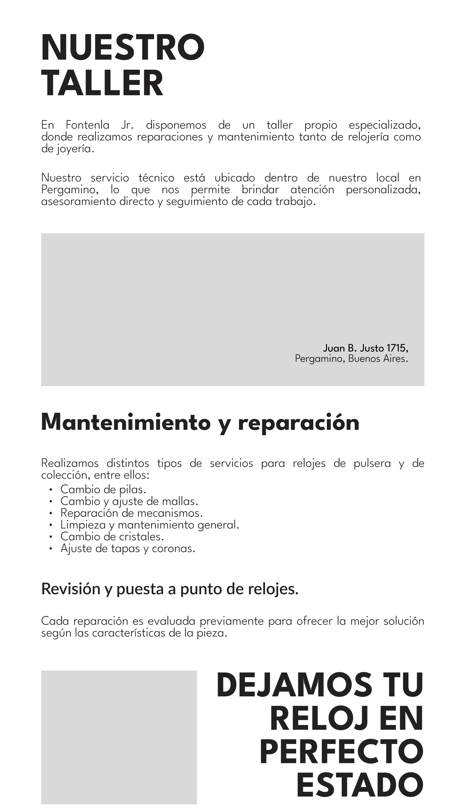 Imagen detalle de taller tecnico