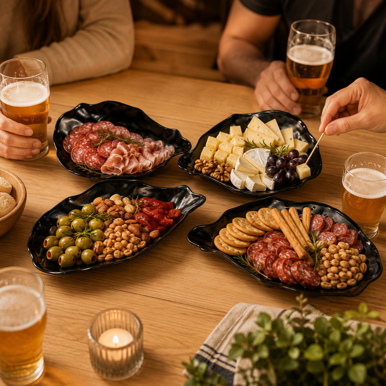 Bowls Velissea servidos en una mesa de picada
