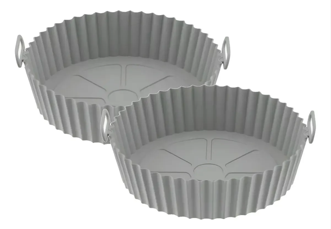 Pack x2 moldes de silicona para air fryer 20cm Velissea