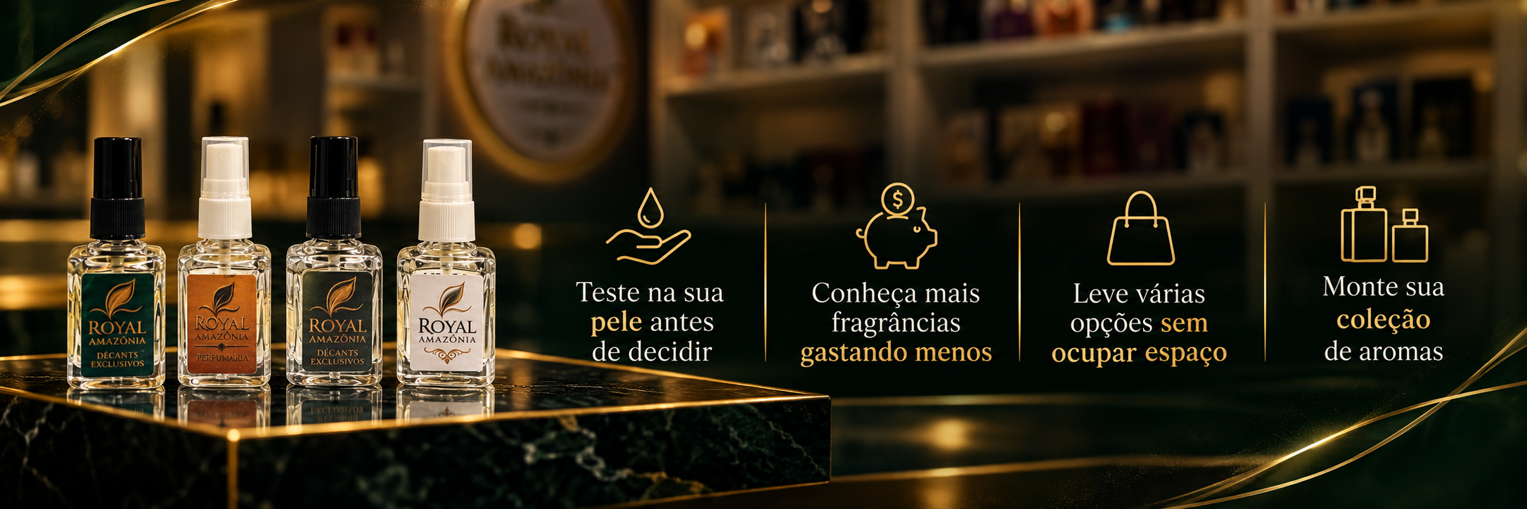 Vantagens dos Decants Royal Amazônia