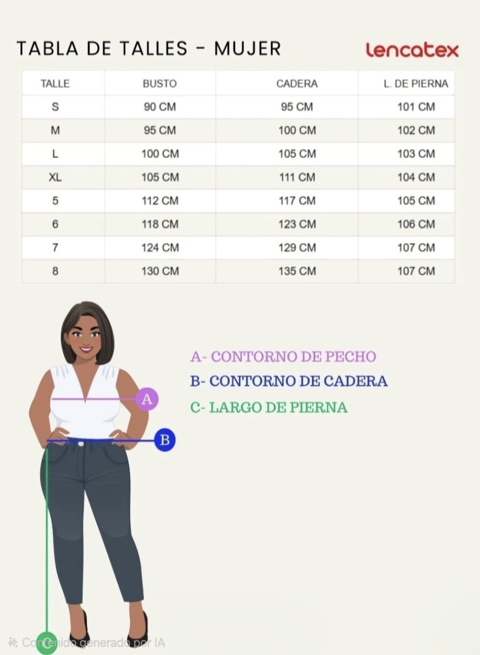 Talles Lencatex