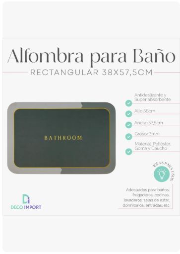 Caracter&iacute;sticas de la alfombra para ba&ntilde;o