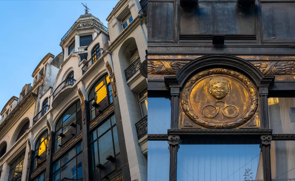 edificio historico de optica lutz ferrando en buenos aires