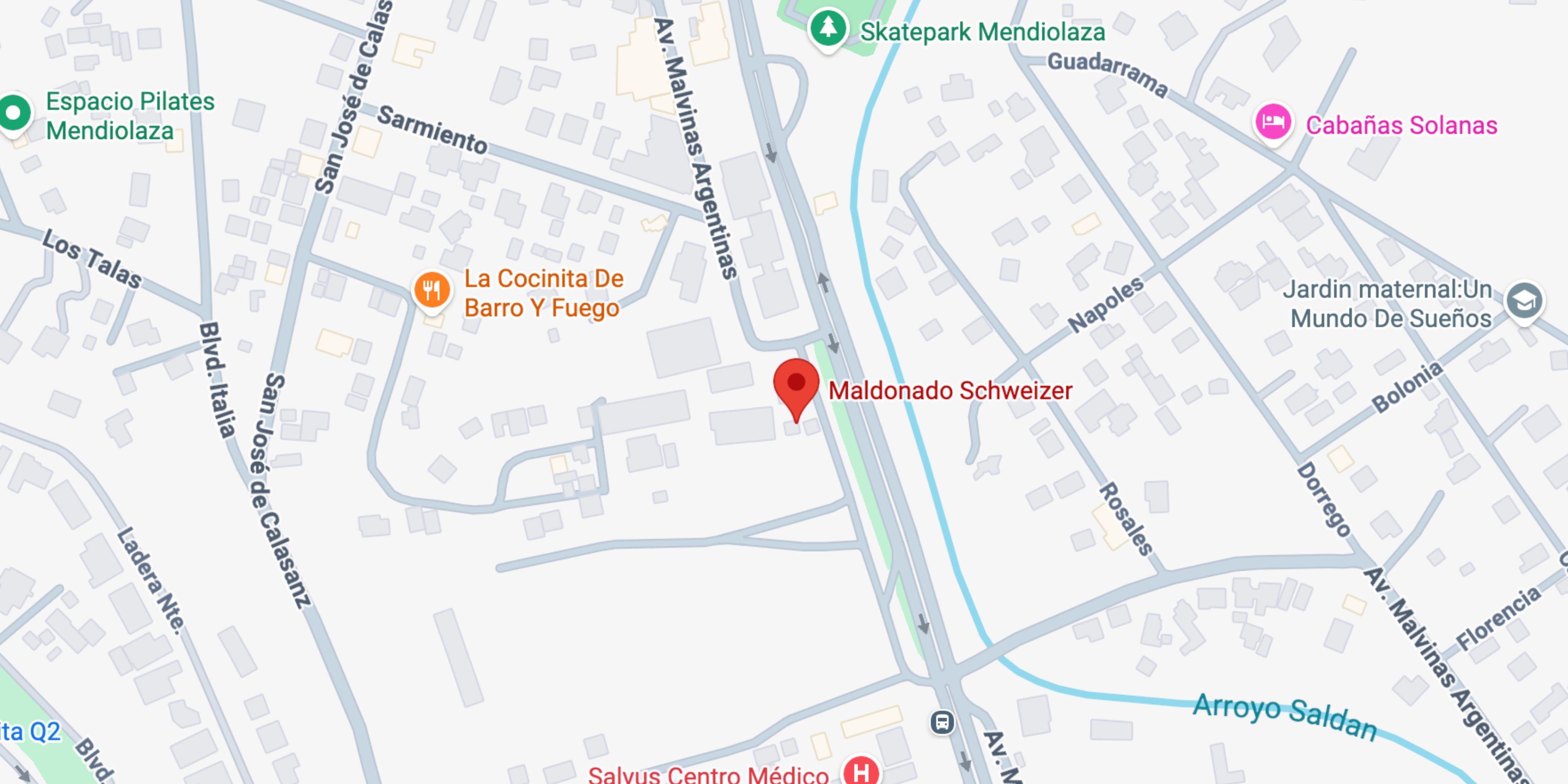 Mapa Sucursal Mendiolaza