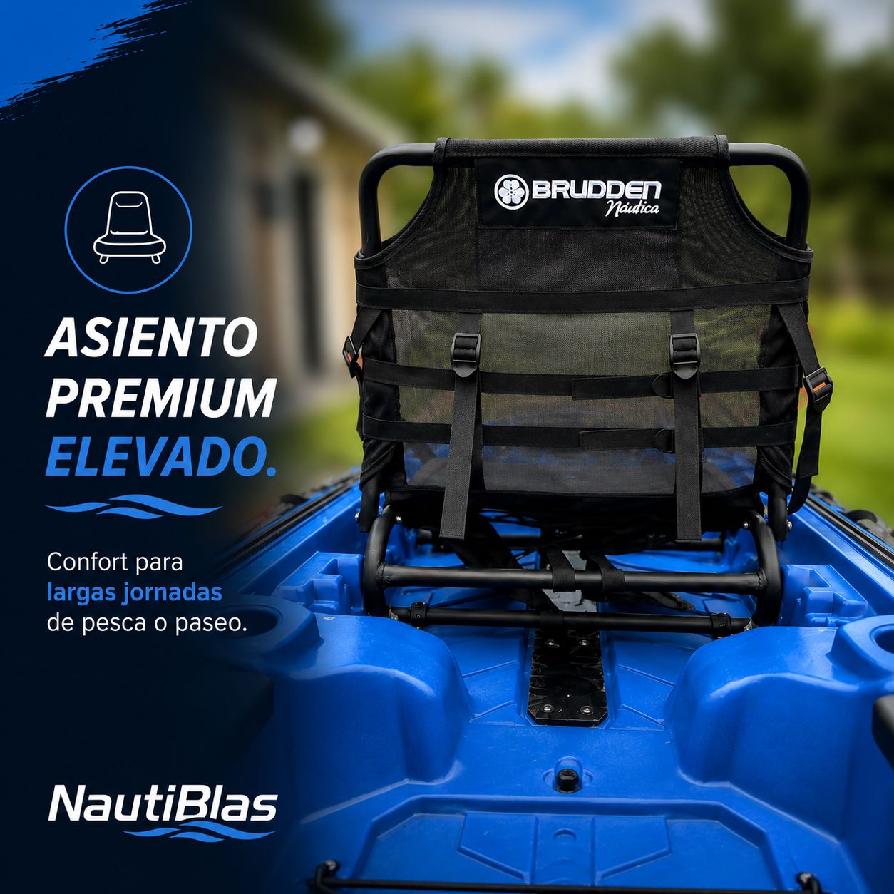 Asiento Premium Elevado Brudden Nautica