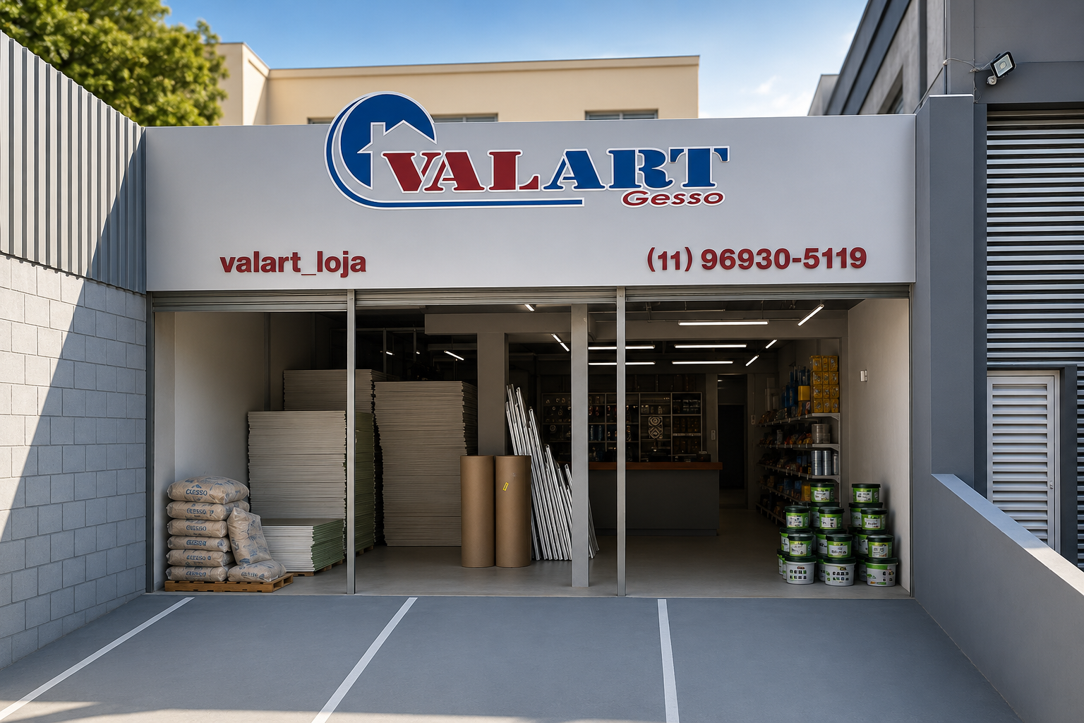 Fachada da Loja Valart