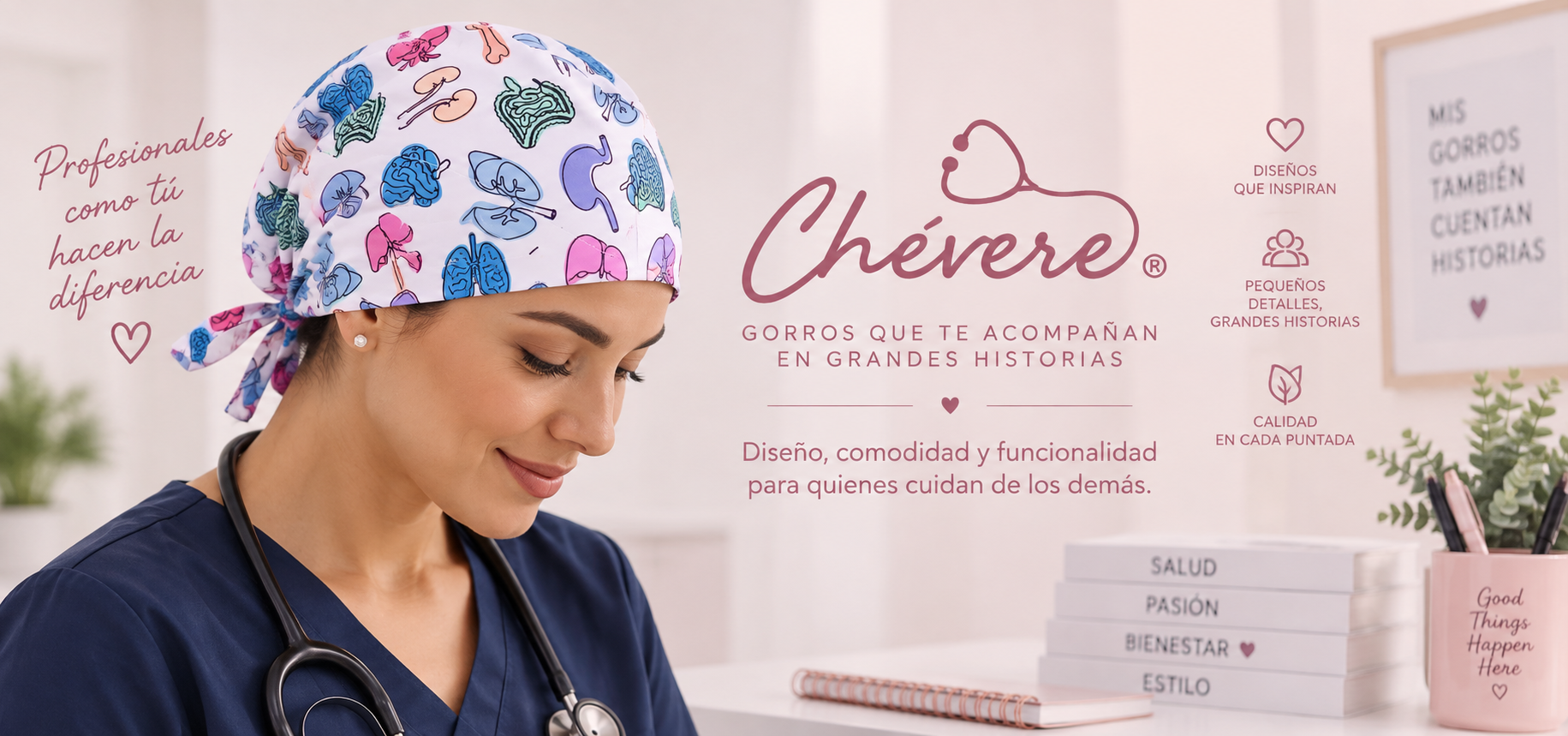 Gorro quirúrgico Chévere con diseño exclusivo
