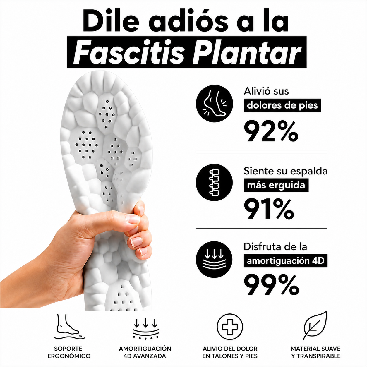 ProFeet - Dile adi&oacute;s a la fascitis plantar