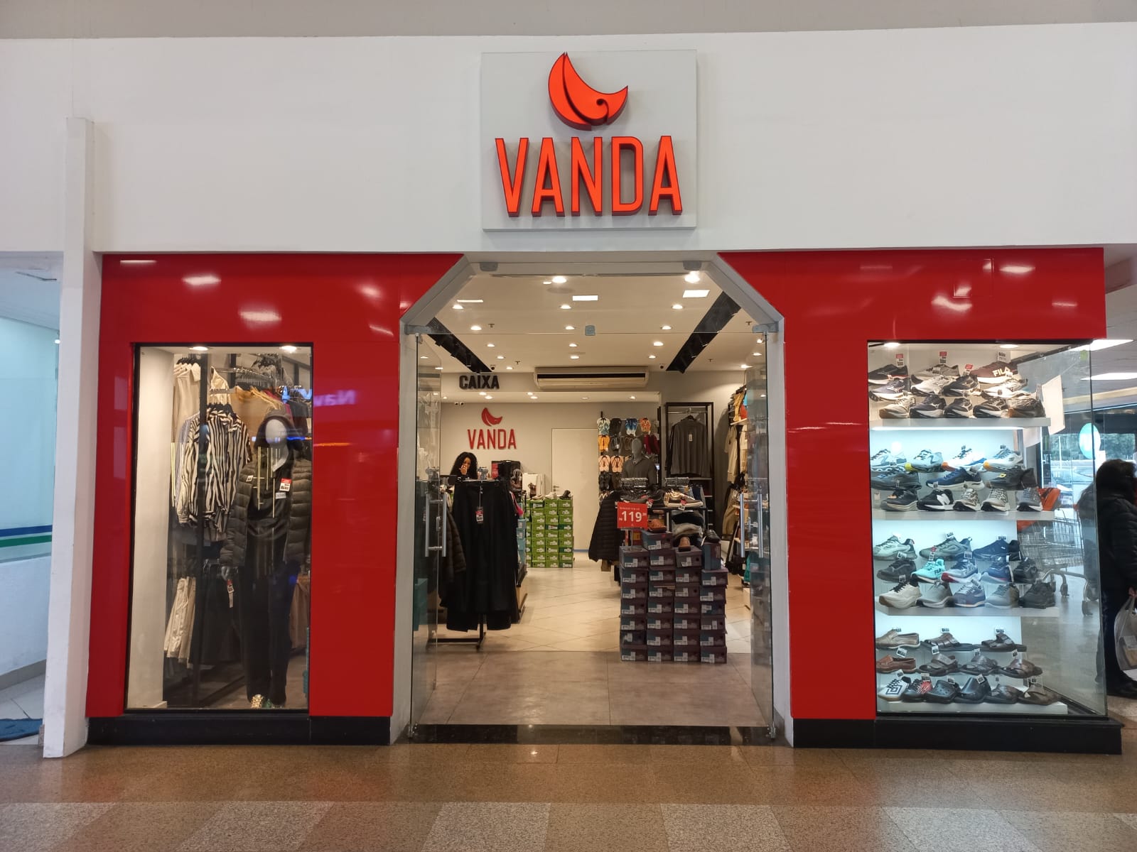 Fachada Vanda Calçados - Unidade 3