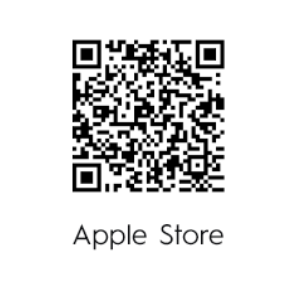 QR code para baixar o app na Apple STORE