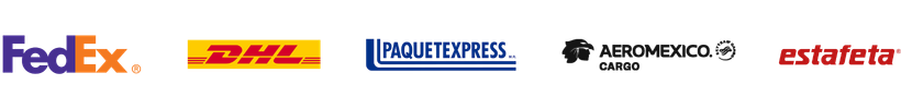 Logos de paqueterías aliadas