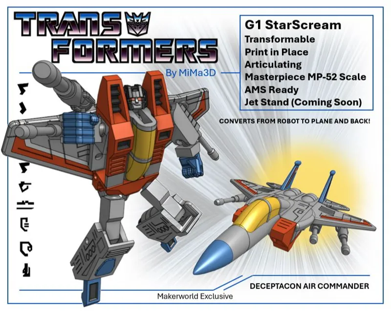 StarScream - Jet Transformable