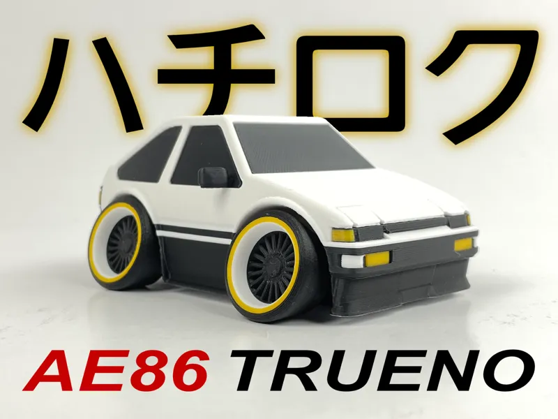 Tooned TOYOTA AE86 - Kit de modelo