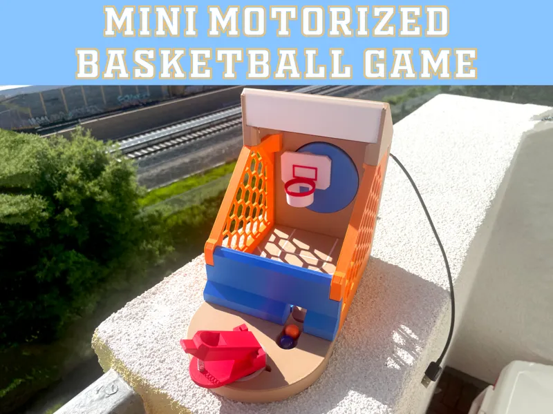 Mini Juego de Baloncesto Motorizado