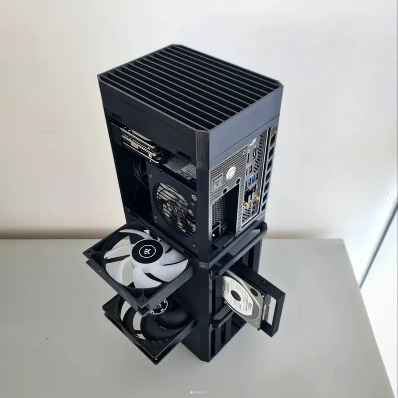 MODCASE MASS - Caja de PC ITX NAS apilable