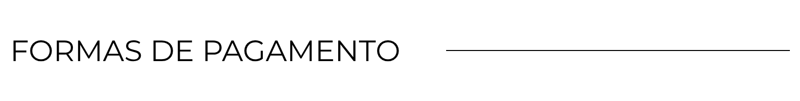Formas de Pagamento