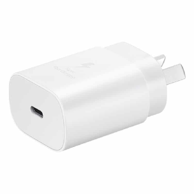 Cargador Samsung EP-TA800 blanco de 25W