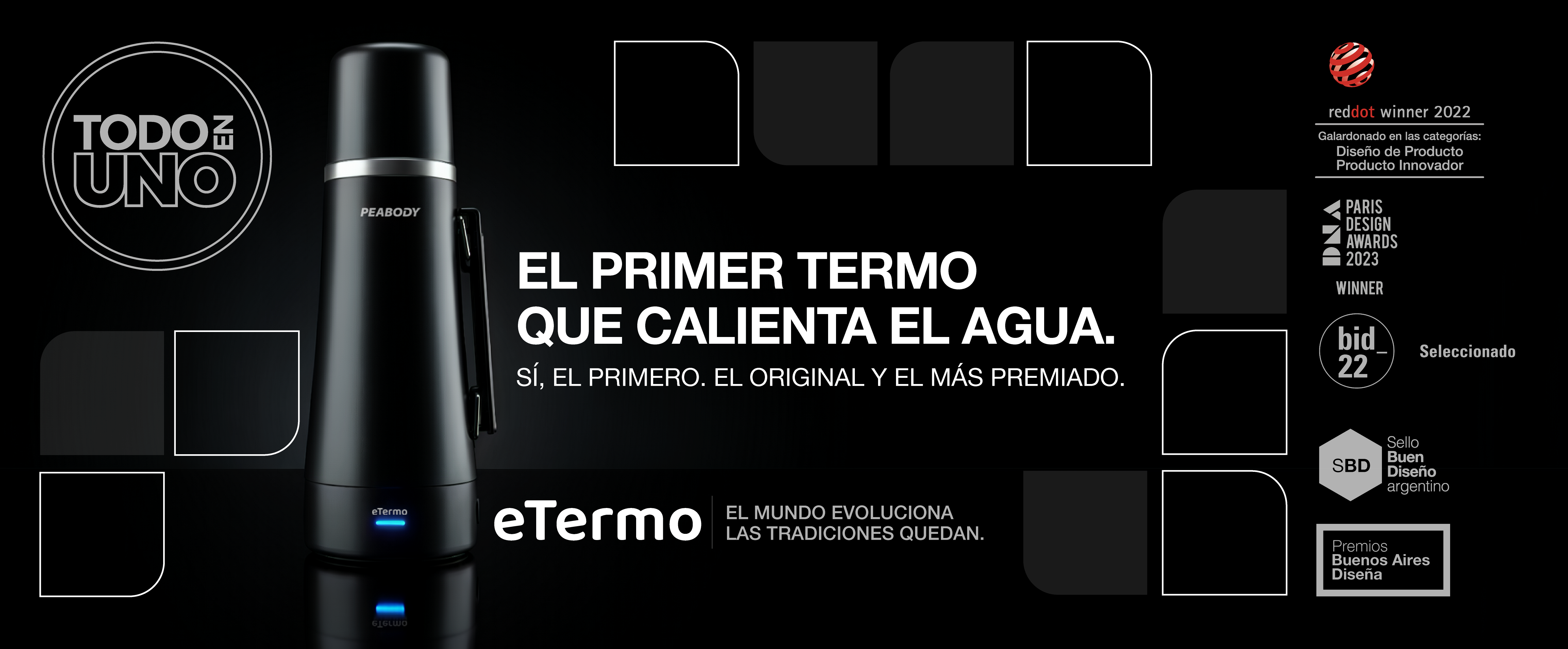 eTermo — el primer y único termo que calienta el agua