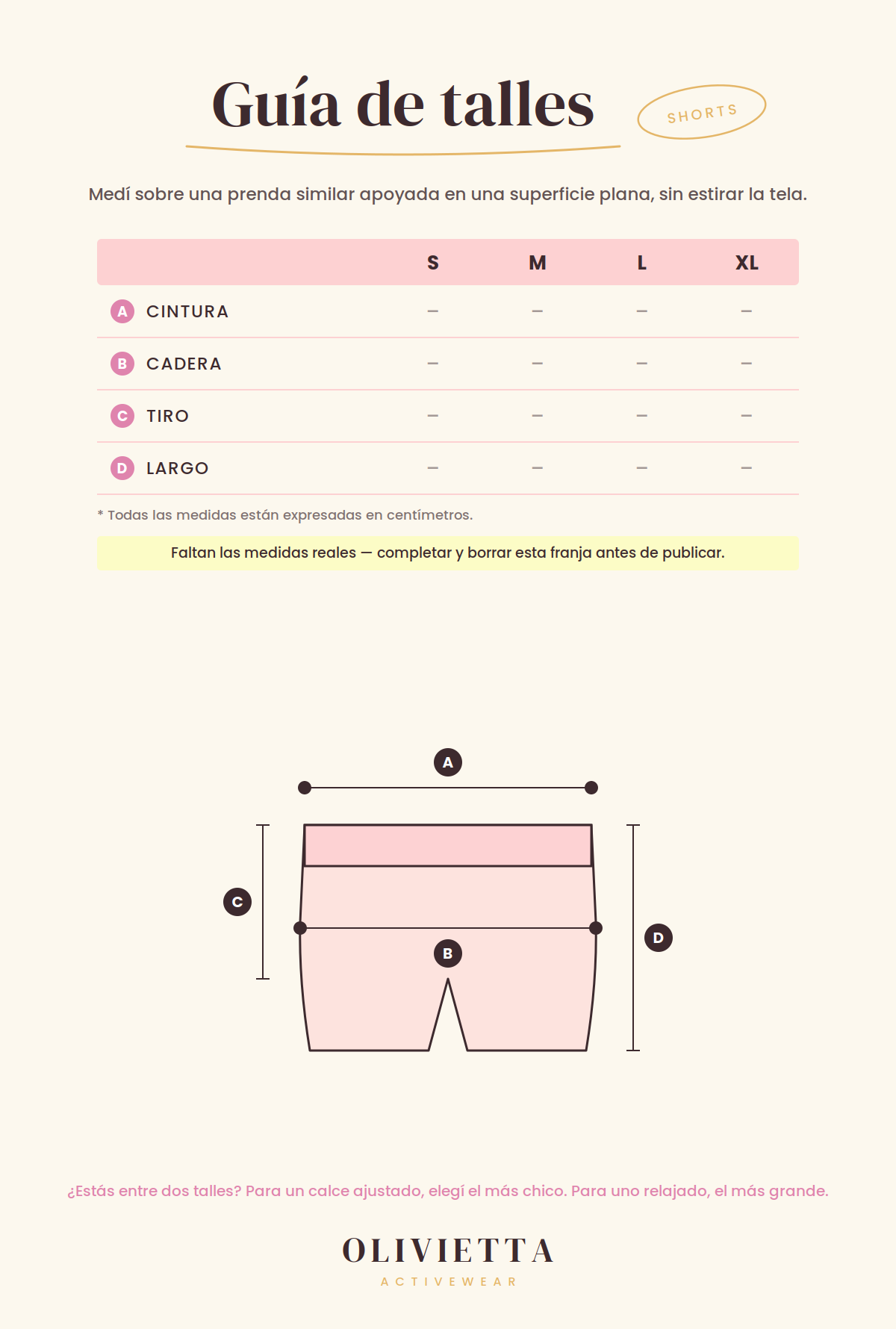 Guía de talles