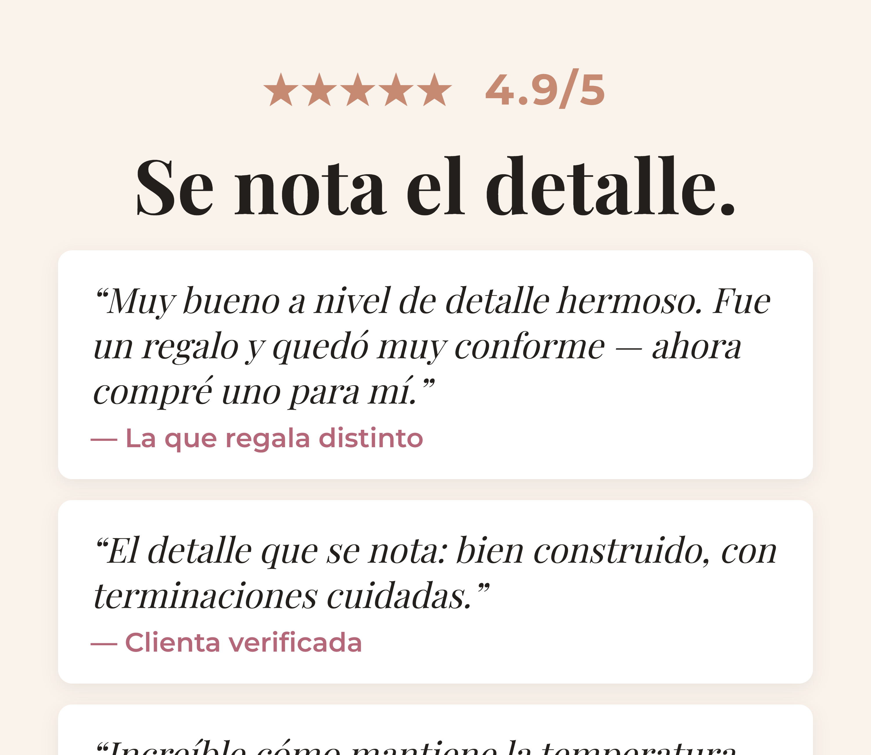 Set Termo & Mate Floral SU Premium Line - prueba social