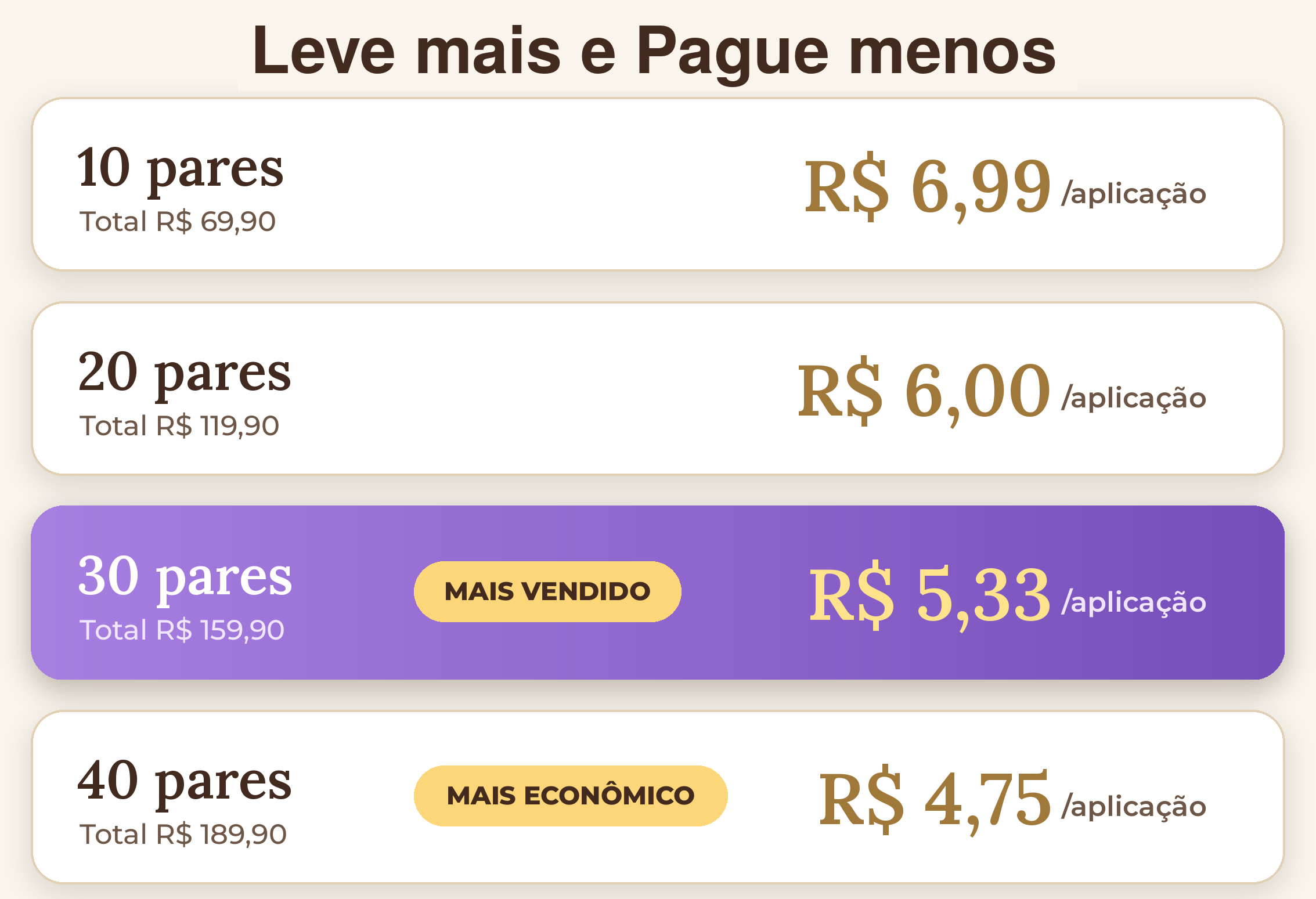 Leve mais e Pague menos