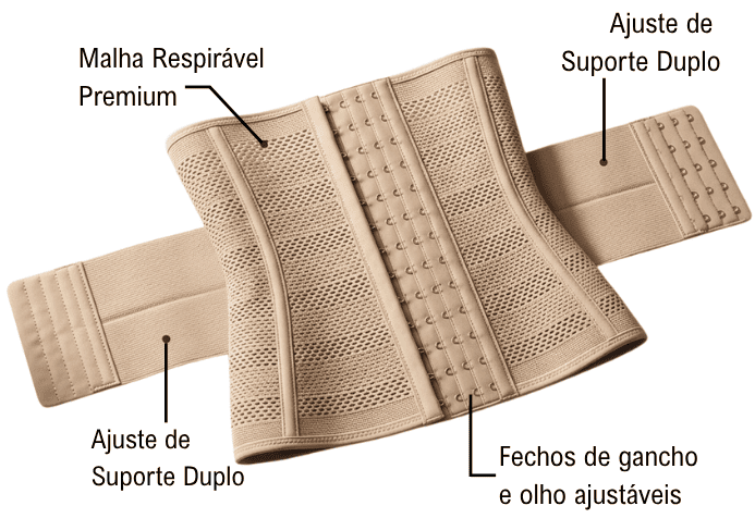 Detalhes da Cinta Modeladora Bella Lux
